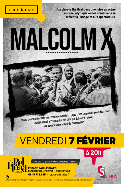 Théâtre participatif MALCOM X - Ville de Stains
