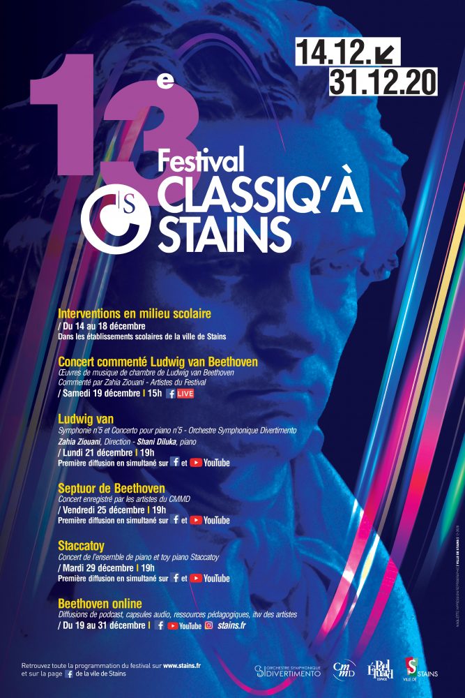 13ème Festival "Classiq' à Stains" - Cycle Ludwig Van Beethoven - Ville de Stains