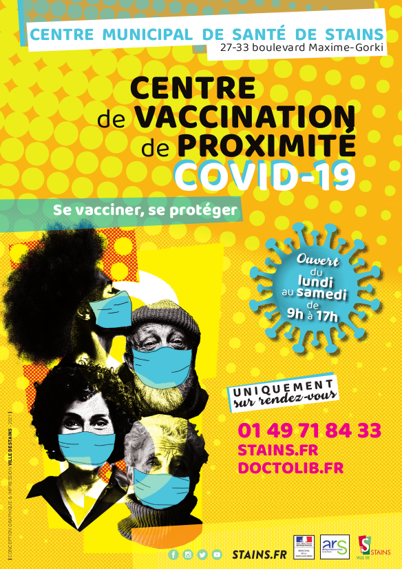 Vaccination covid-19 – Le centre de proximité de Stains poursuit sur sa lancée - Ville de Stains