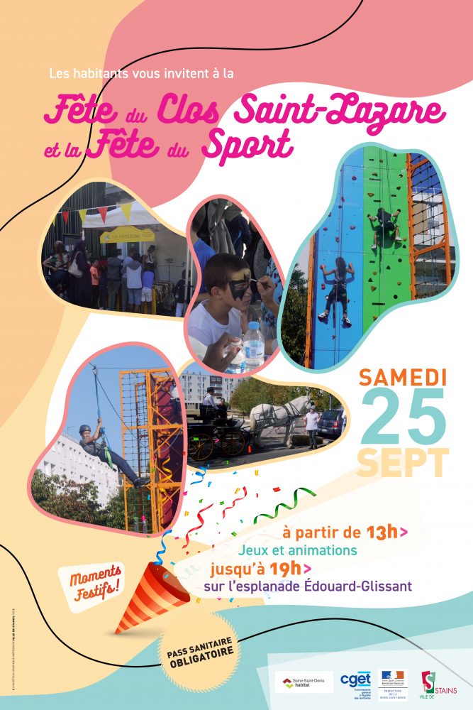 Fête du Clos Saint-Lazare et la Fête du Sport - Ville de Stains