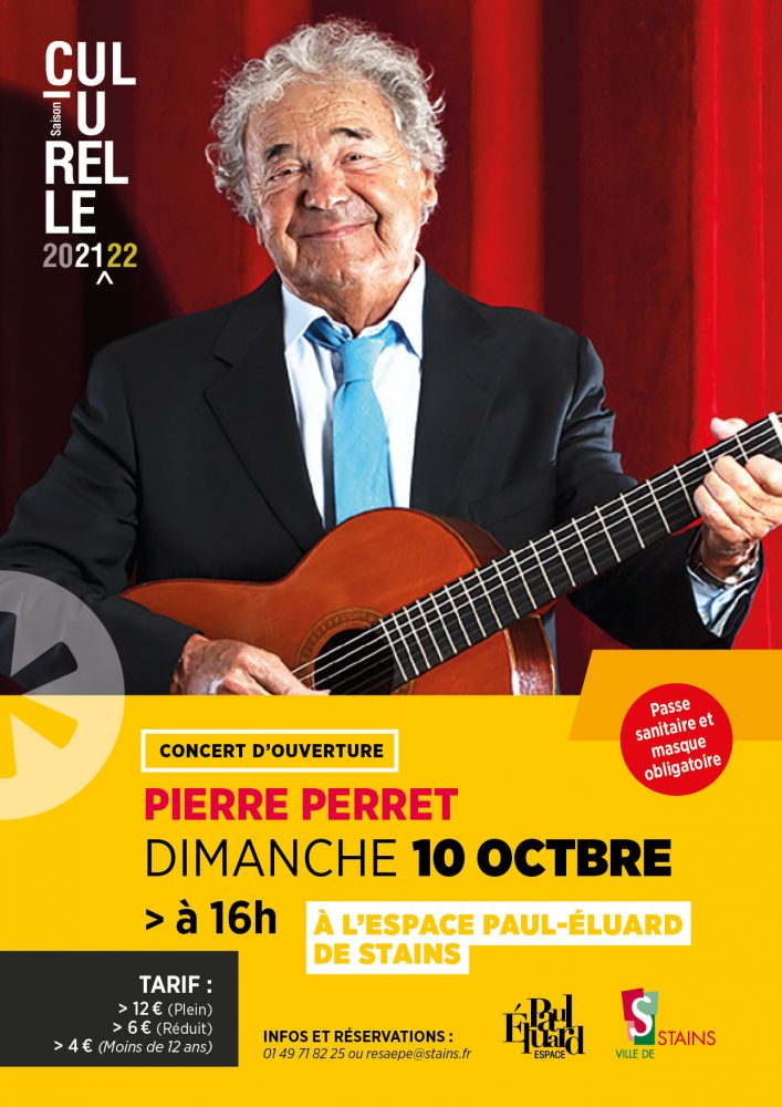 Concert d'ouverture de la saison culturelle - Pierre Perret à l'Espace Paul Éluard