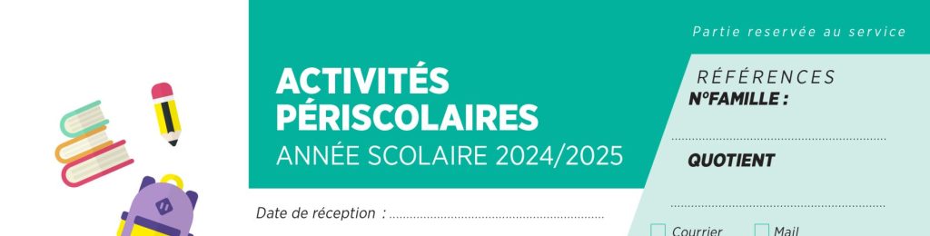 Dossier De Pr Inscription Aux Activit S P Riscolaires