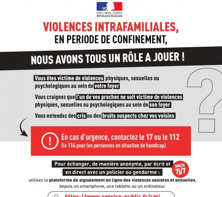 confinement - violences intrafamiliales - Ville de Stains