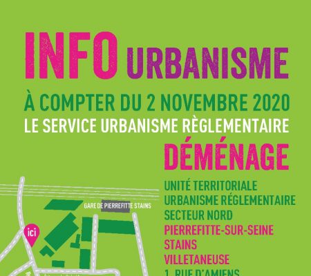 Le service urbanisme déménage - Ville de Stains