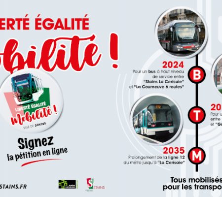 Pétition - La mobilité c’est votre droit, réclamez-le ! - Ville de Stains