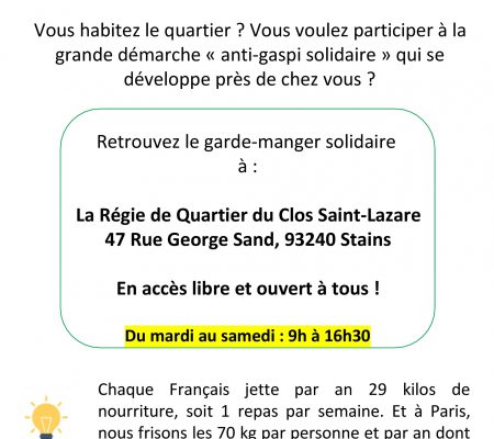 Un garde-manger solidaire enfin dans votre quartier ! (Page 1)