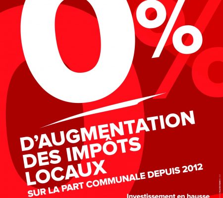 0% d'augmentation des impôts locaux sur la part communale depuis 2012 - Ville de Stains