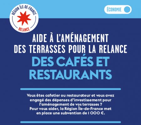 Aide à l’aménagement des terrasses pour la relance des cafés et restaurants - 1 - Ville de Stains