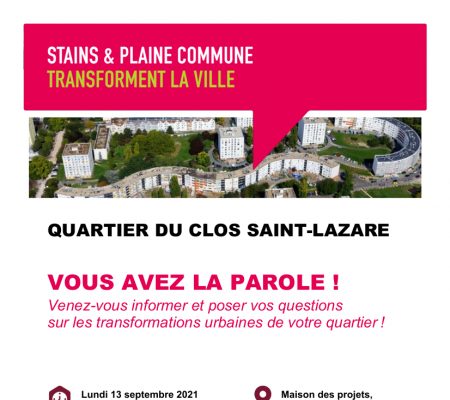 Prêtresse / Clos Saint-Lazare - Infos sur les projets urbains - 2 - Ville de Stains