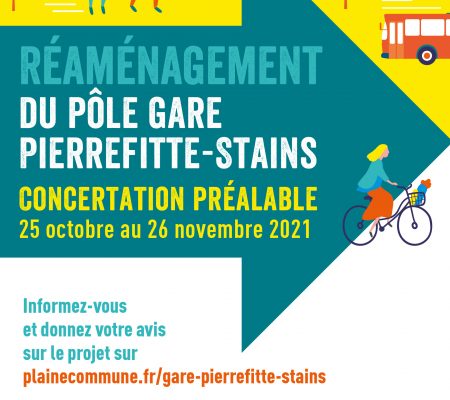 Réaménagement du pôle gare Pierrefitte-Stains - Concertation préalable - 1 - Ville de Stains