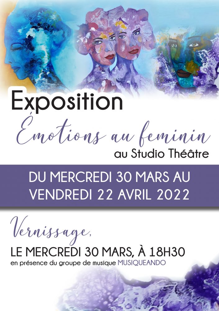 Studio Théâtre de Stains - Exposition "Émotions au féminin" par Marlène Urrea - 1 - Ville de Stains