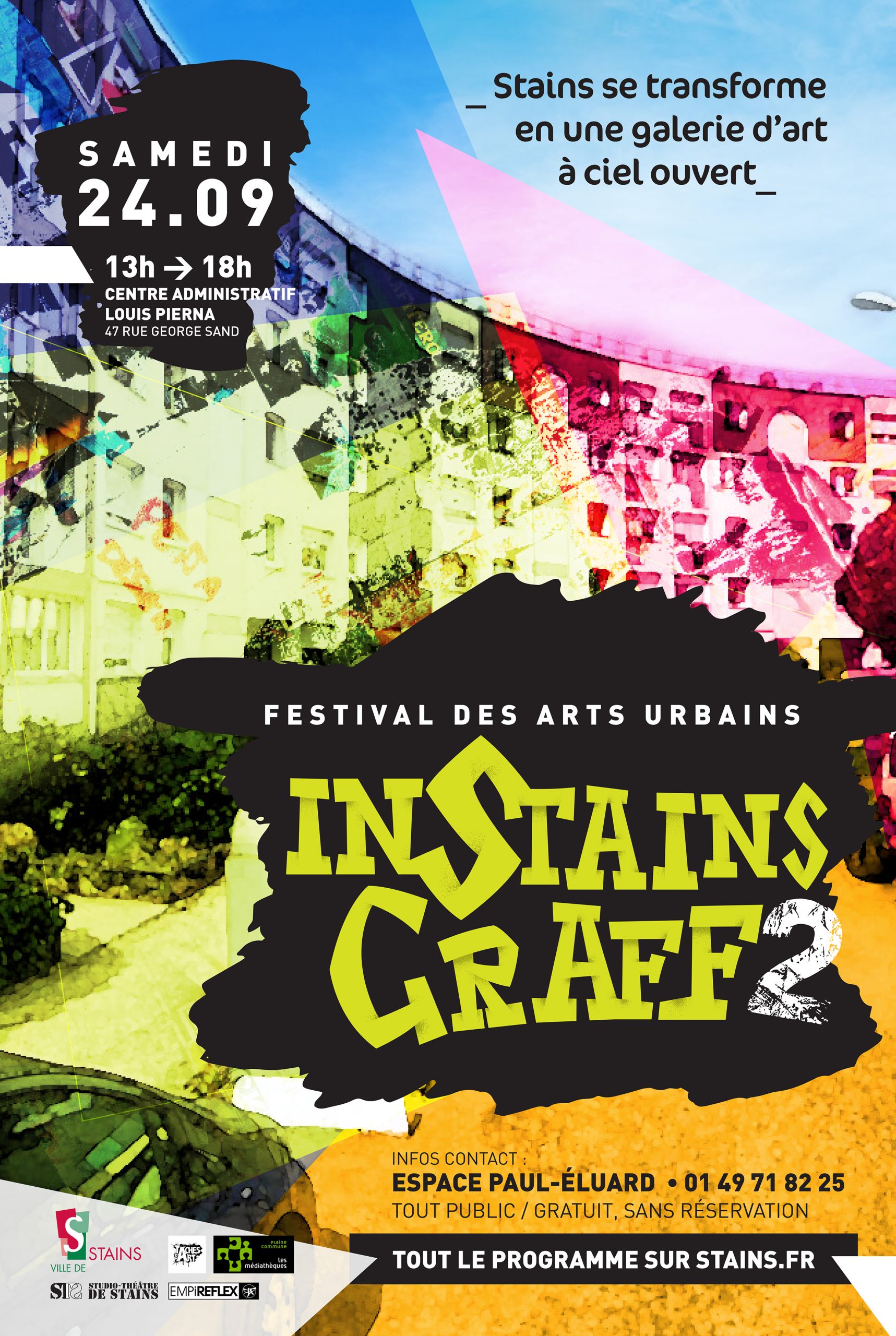 Festival des Arts Urbains - InStainsGraff 2 - Ville de Stains