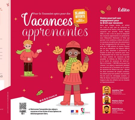 Séjours - Pour la Toussaint optez pour des Vacances Apprenantes - Ville de Stains