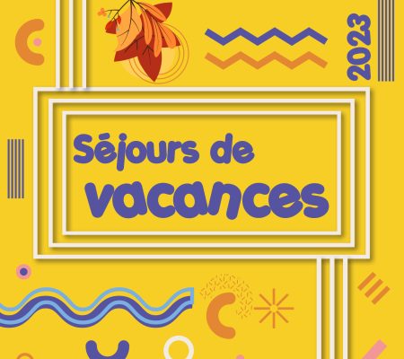 Plaquette - Séjours de Vacances 2023 - Ville de Stains