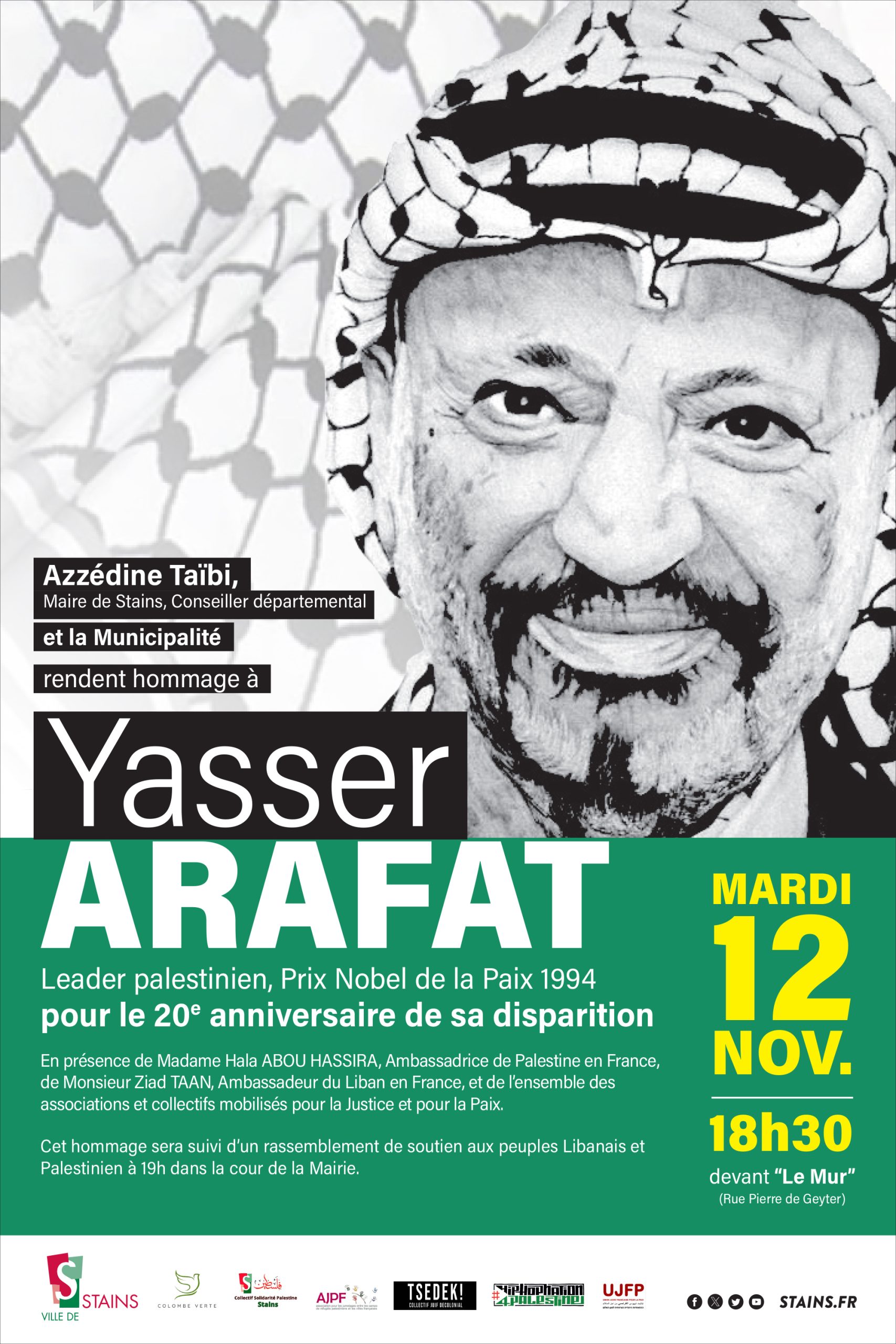 hommage yasser arafat stains 2024